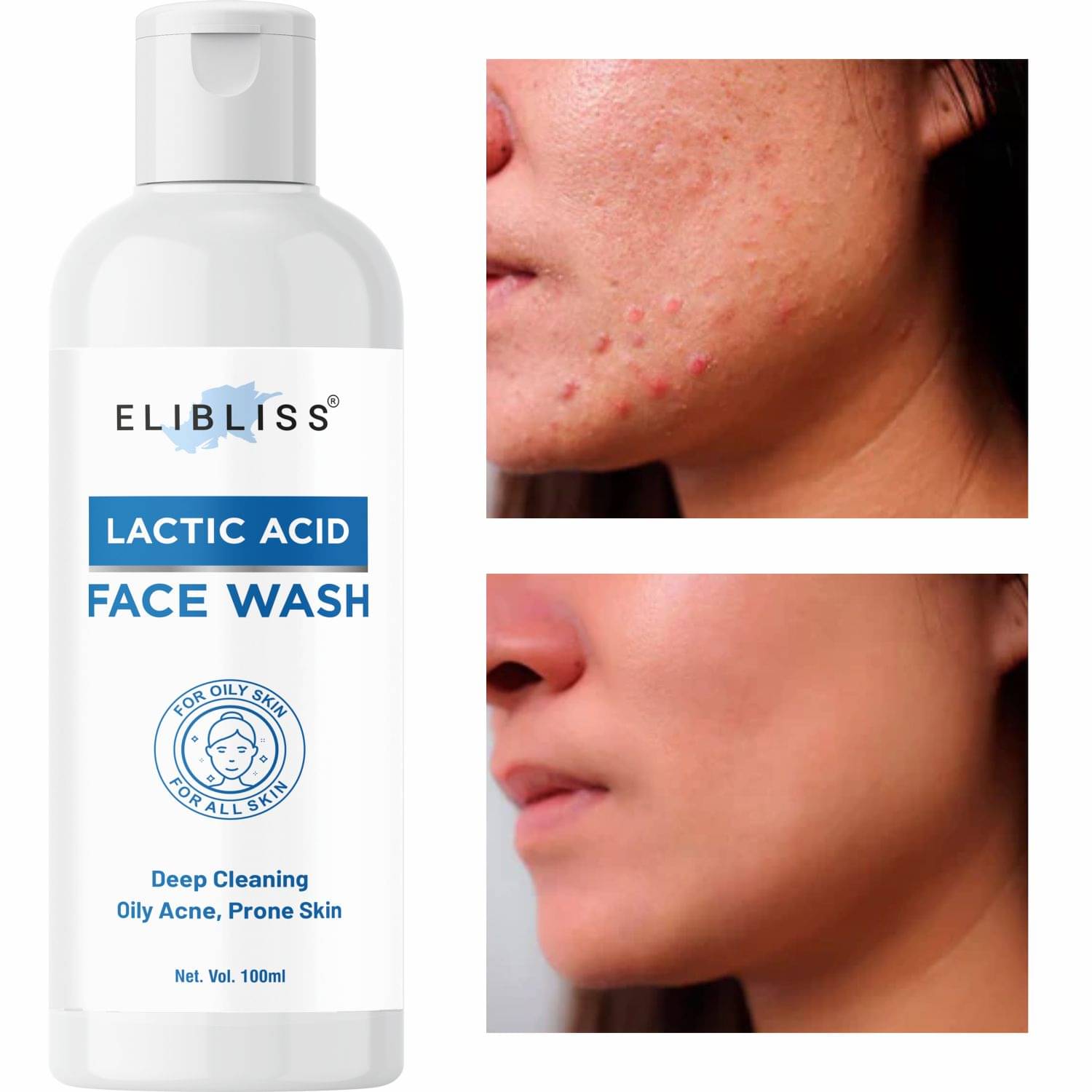     			Elibliss - Daily Use Face Wash For All Skin Type ( Pack of 1 )