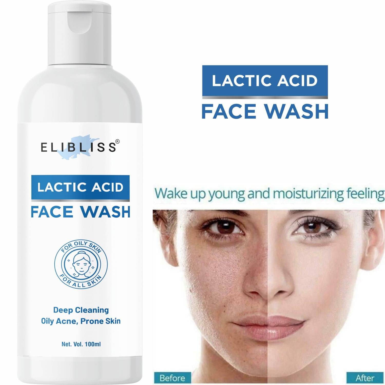     			Elibliss - Daily Use Face Wash For All Skin Type ( Pack of 1 )