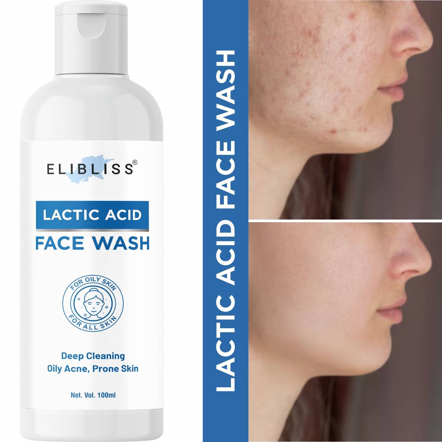     			Elibliss - Daily Use Face Wash For All Skin Type ( Pack of 1 )