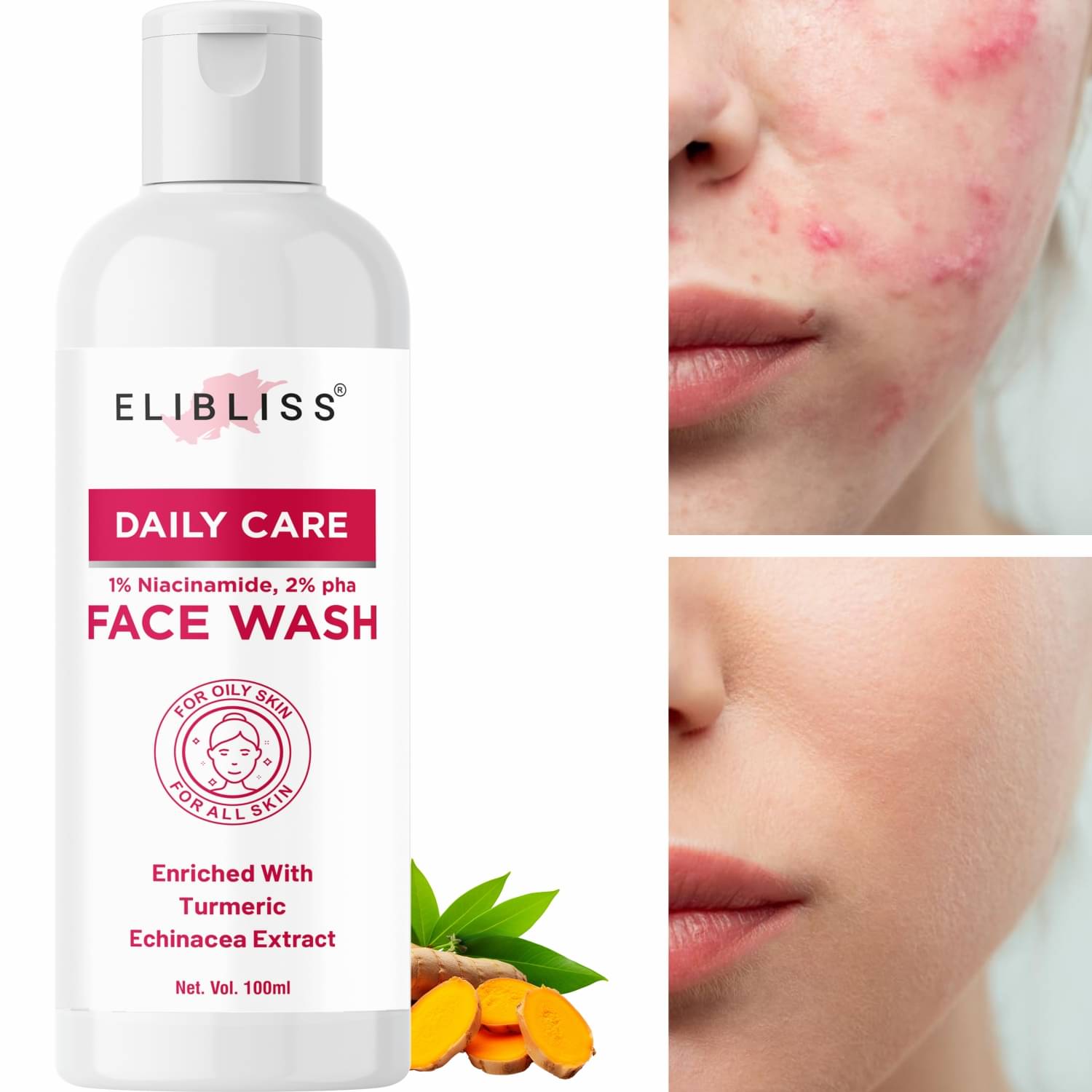     			Elibliss - Daily Use Face Wash For All Skin Type ( Pack of 1 )