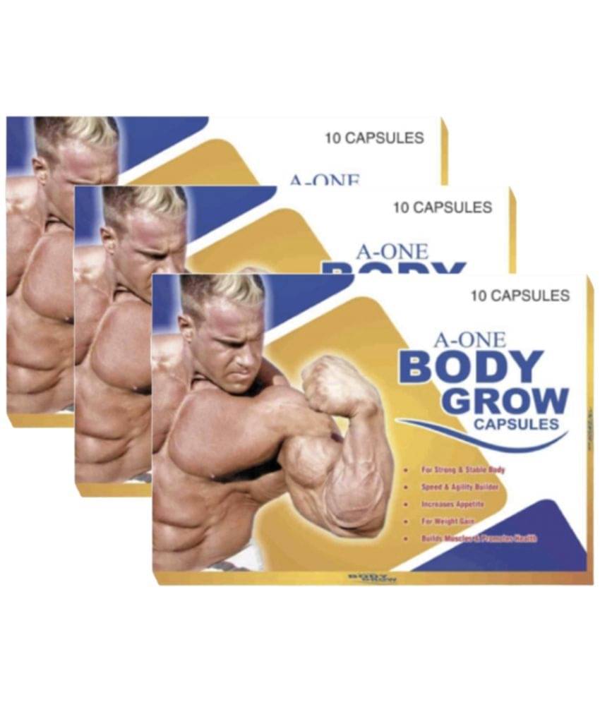 G&G A One Body Grow Herbal Capsule Pack of 10x3=30 For Men G&G A One Body Grow Herbal Capsule Pack of 10x3=30 For Men
