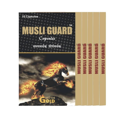     			G&G Musli Guard Herbal Capsule Pack of 10x5=50no.s For Men