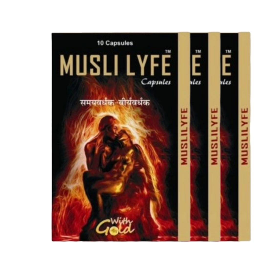 G&G Musli Lyfe Herbal Capsule Pack of 10x3=30no.s For Men     			G&G Musli Lyfe Herbal Capsule Pack of 10x3=30no.s For Men
