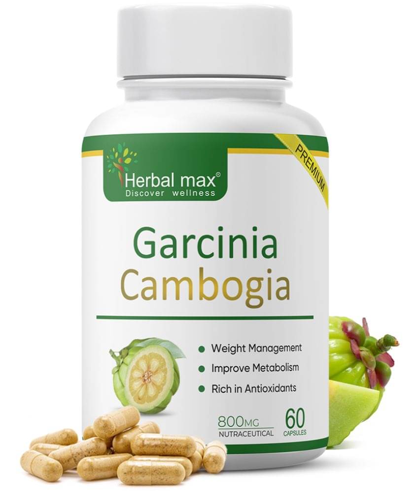 Herbal max Garcinia Cambogia Capsule 60 gm Unflavoured Single Pack Herbal max Garcinia Cambogia Capsule 60 gm Unflavoured Single Pack