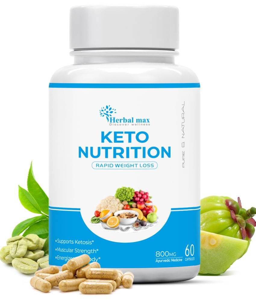     			Herbal max Keto Nutriton Capsule 60 gm Fat Burner Capsule