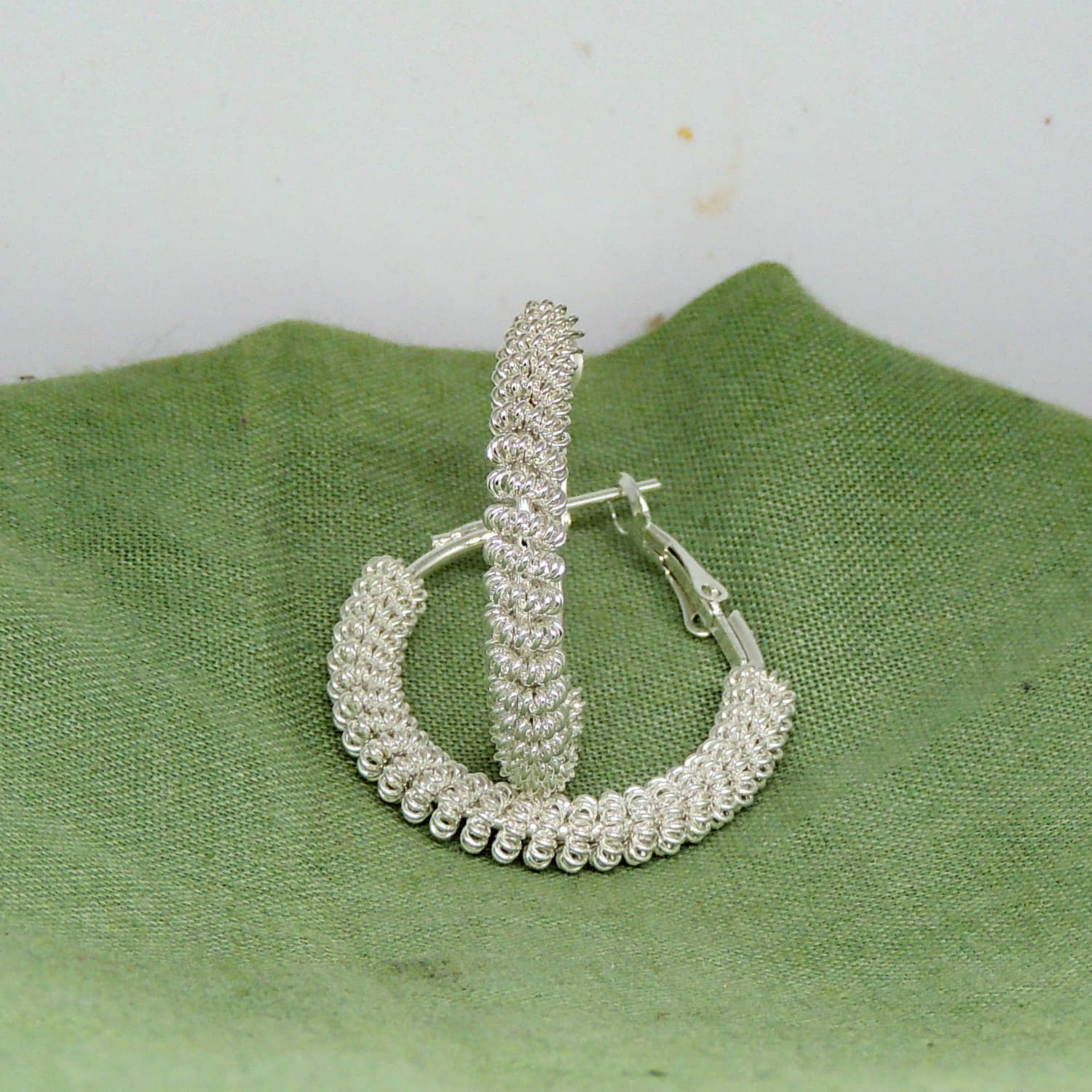 LUV FASHION Silver Bali Earrings ( Pack of 1 ) - Earrings | Buy online on ZillyBuy