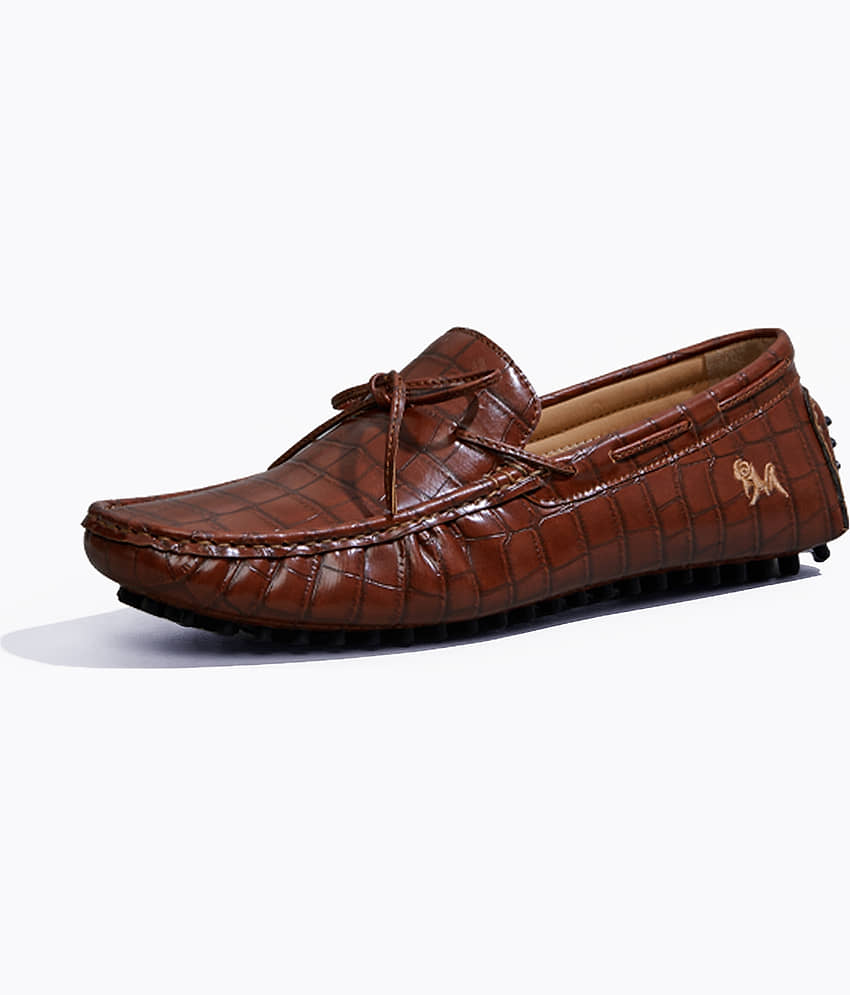 Neeman's The Charmers Tan Men's Driving Shoes - Formal Shoes | Buy online on ZillyBuy