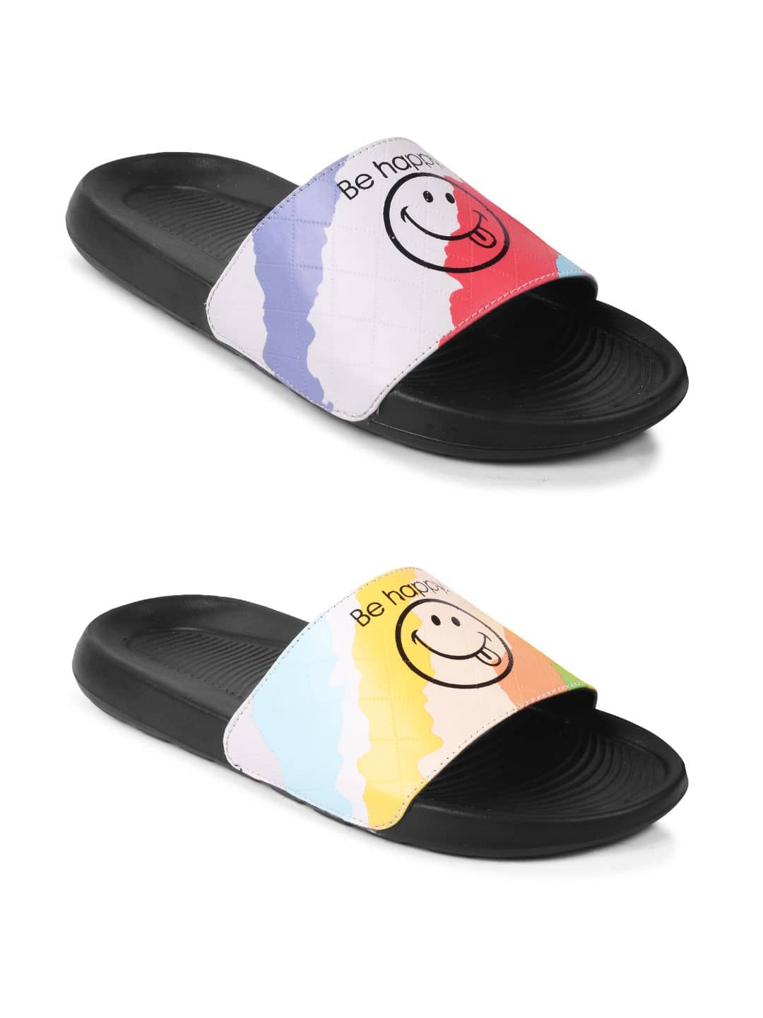 PERY PAO Black Men's Slide Flip Flop