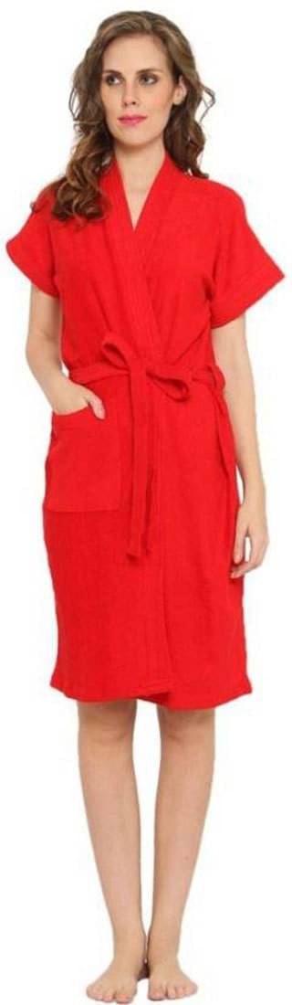     			Poorak Red Free Size Bathrobe ( Pack of 1 )