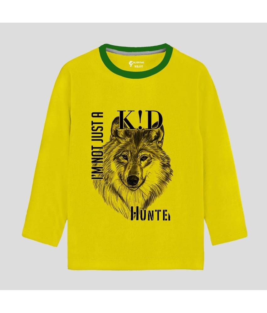     			SILVER FANG Pack of 2 Boys Cotton T-Shirt ( Yellow )