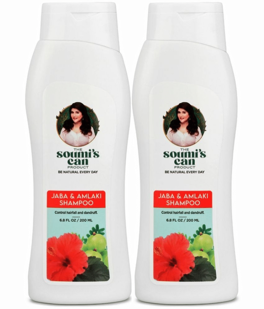 The Soumi's Can Product Jaba & Amlaki Shampoo To Cleanse Scalp, 200ml (Pack of 2)     			The Soumi's Can Product Jaba & Amlaki Shampoo To Cleanse Scalp, 200ml (Pack of 2)