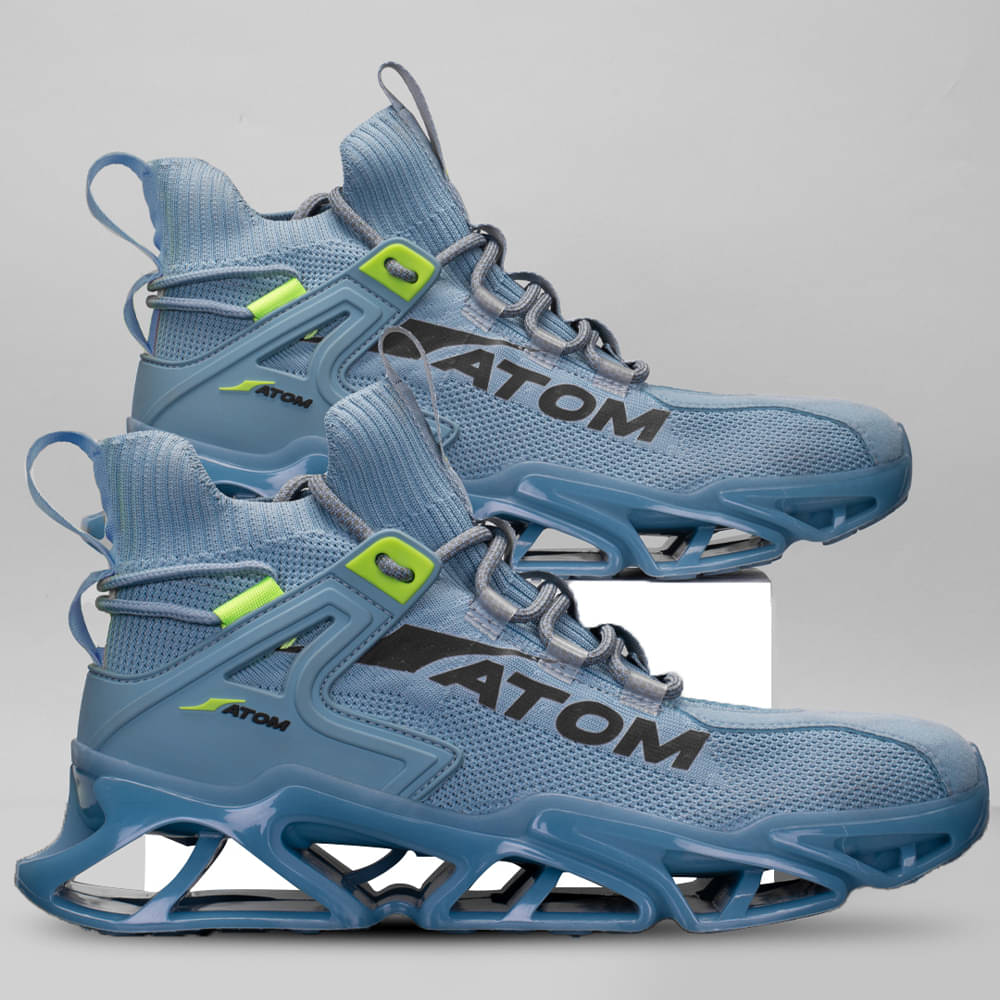     			ATOM Hollow Man Blue Men's Sneakers