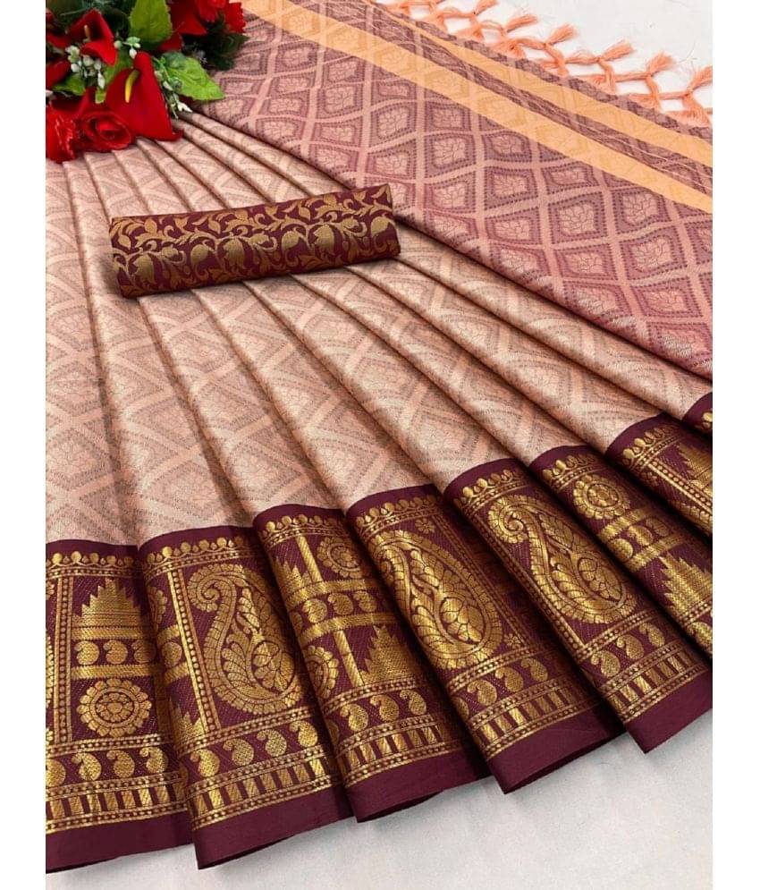     			Aika Banarasi Silk Embellished Saree With Unstitched Blouse Piece ( LightBLue )