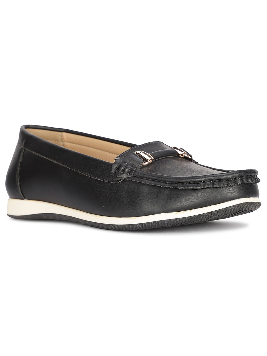 Bata Black Women's Loafers - Casual Shoes | Buy online on ZillyBuy