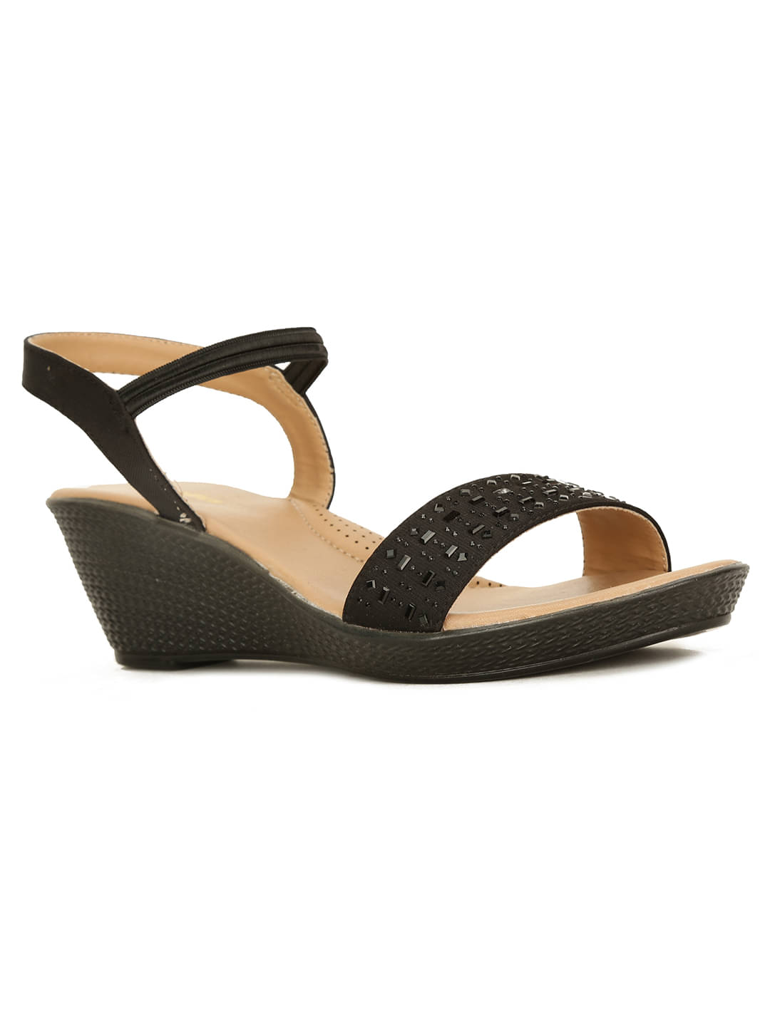     			Bata Black Women's Sandal Heels