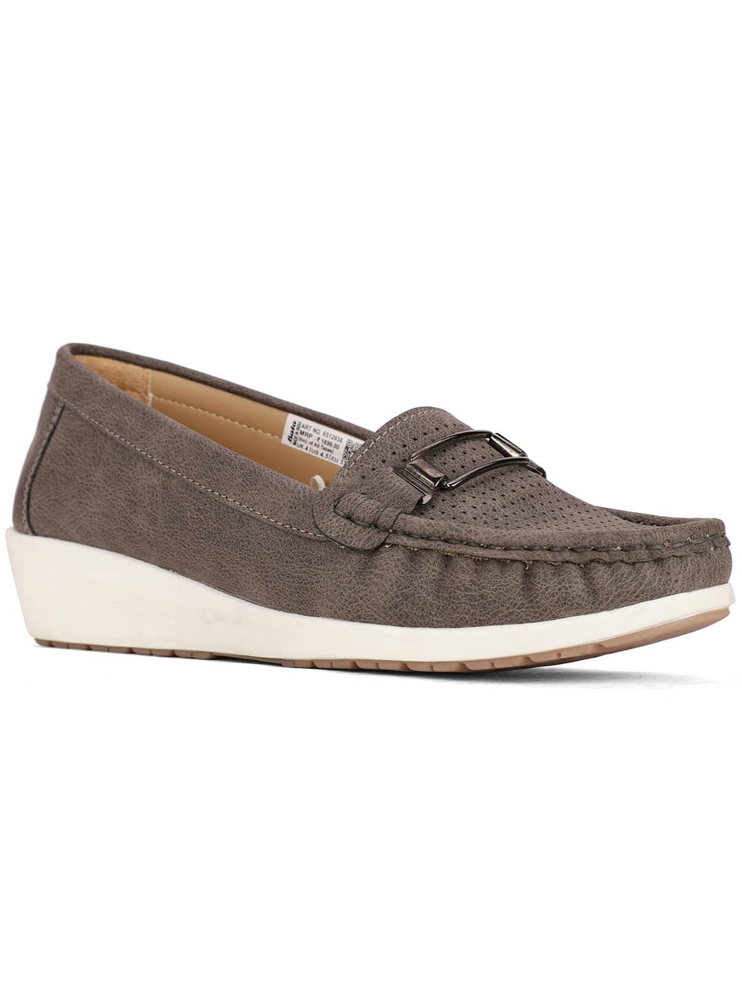     			Bata Brown Women's Loafers