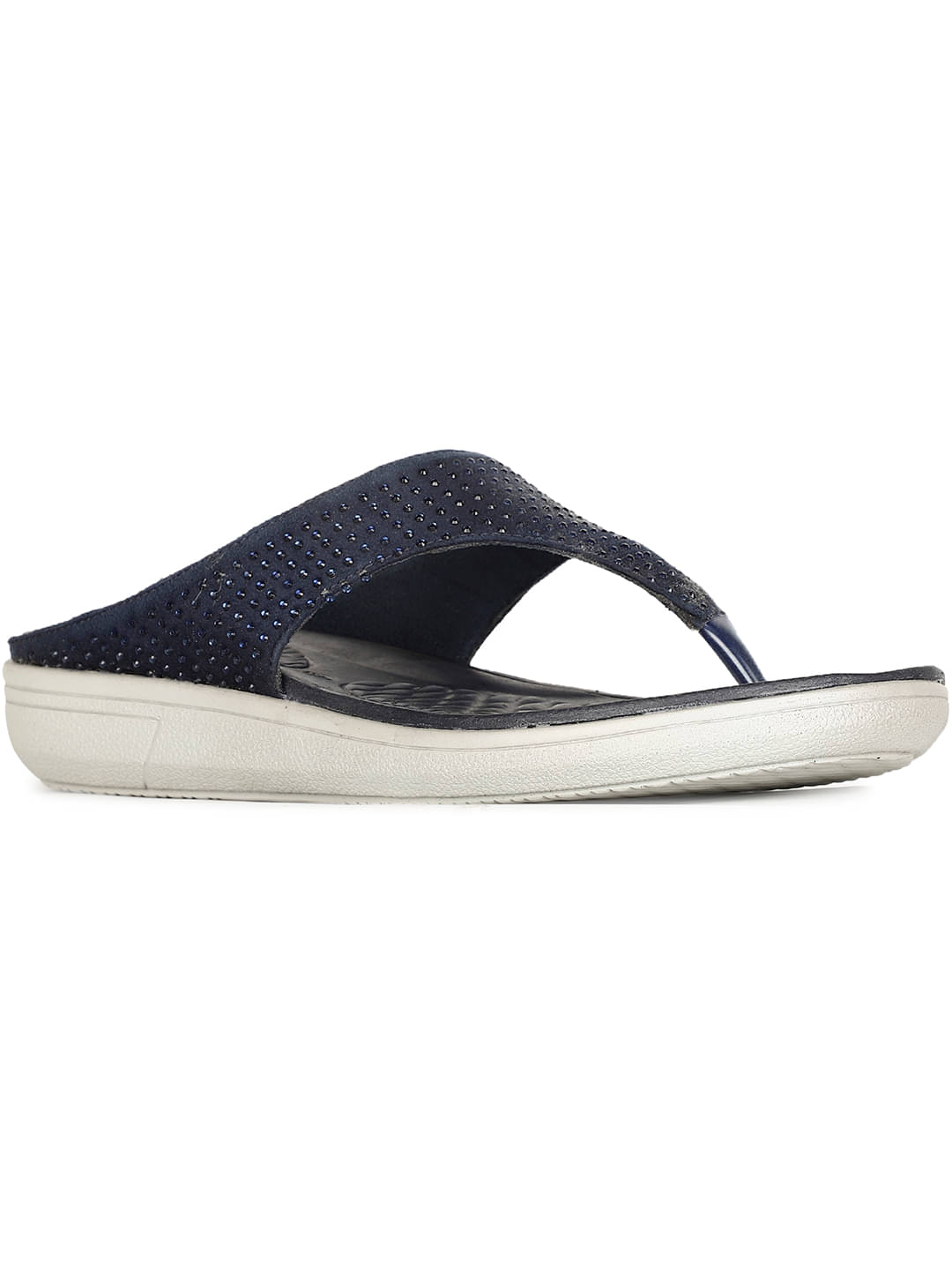     			Bata Comfit Navy Blue Women's Flats