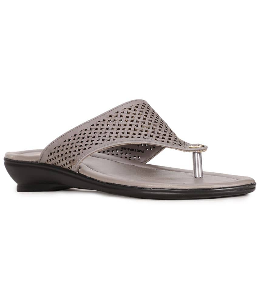 Bata Gray Women's Flats