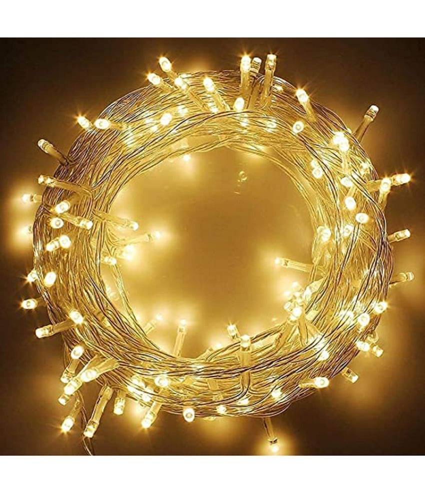     			EKRAJ Yellow 10 Mtr String Light ( Pack of 1 )