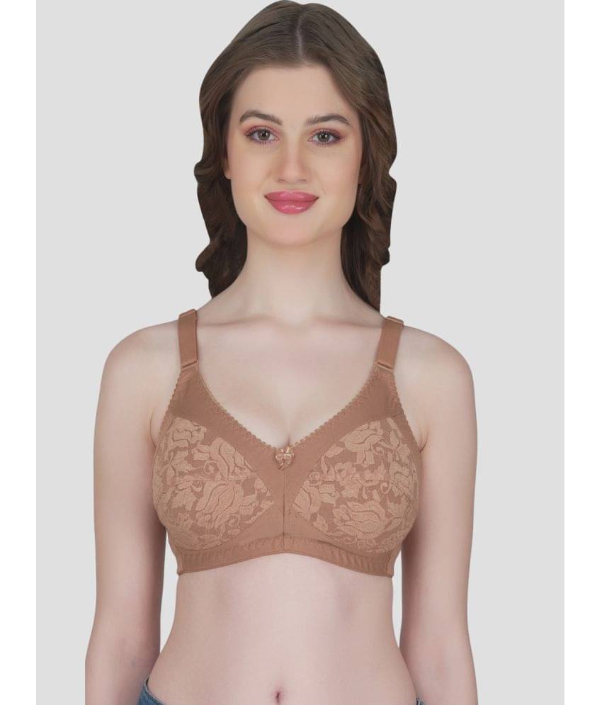     			Eve's Beauty Cotton Blend Women's Everyday Bra ( Brown )