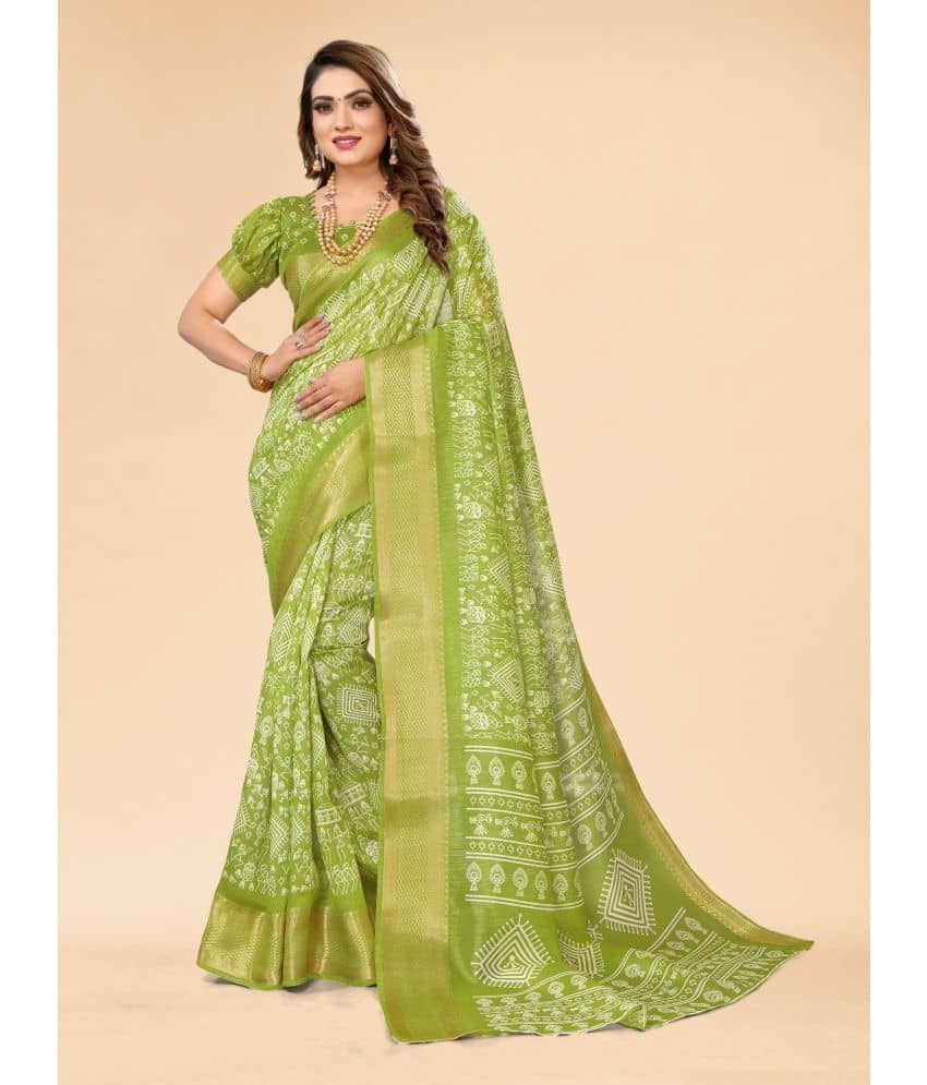 HEMA SILK MILLS Cotton Silk Embellished Saree With Unstitched Blouse Piece ( Pink ) - Sarees | Buy online on ZillyBuy