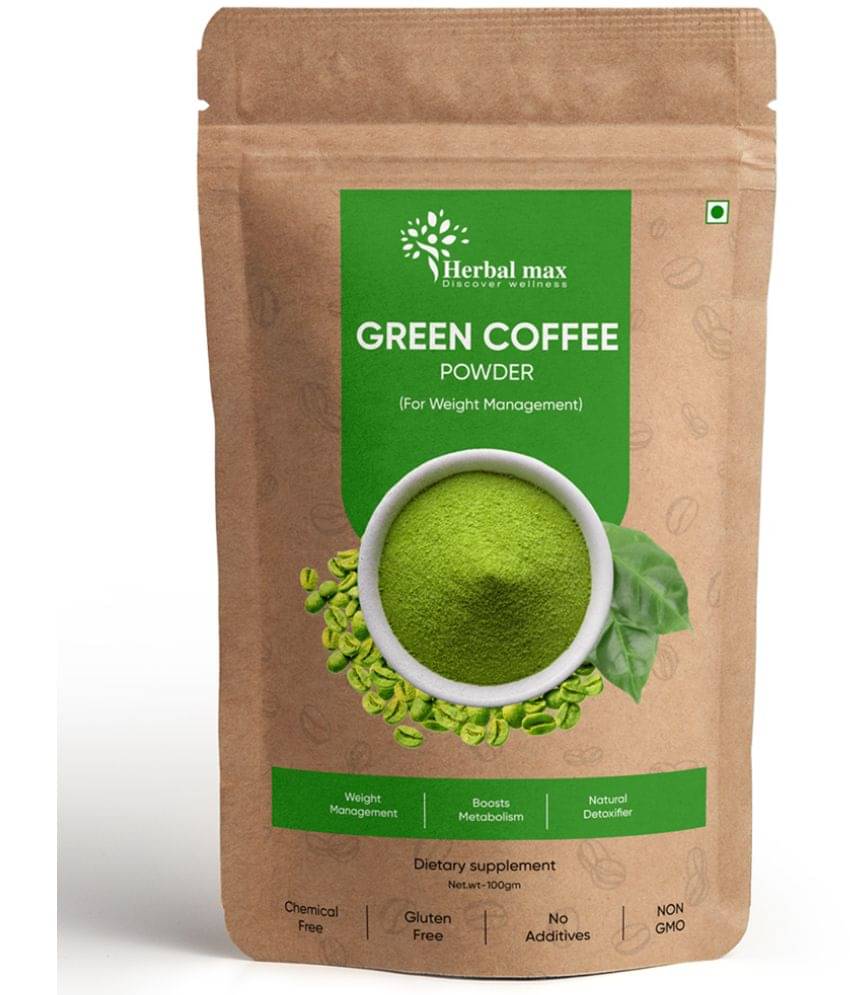 Herbal max Green Coffee Powder 100 gm Unflavoured Herbal max Green Coffee Powder 100 gm Unflavoured