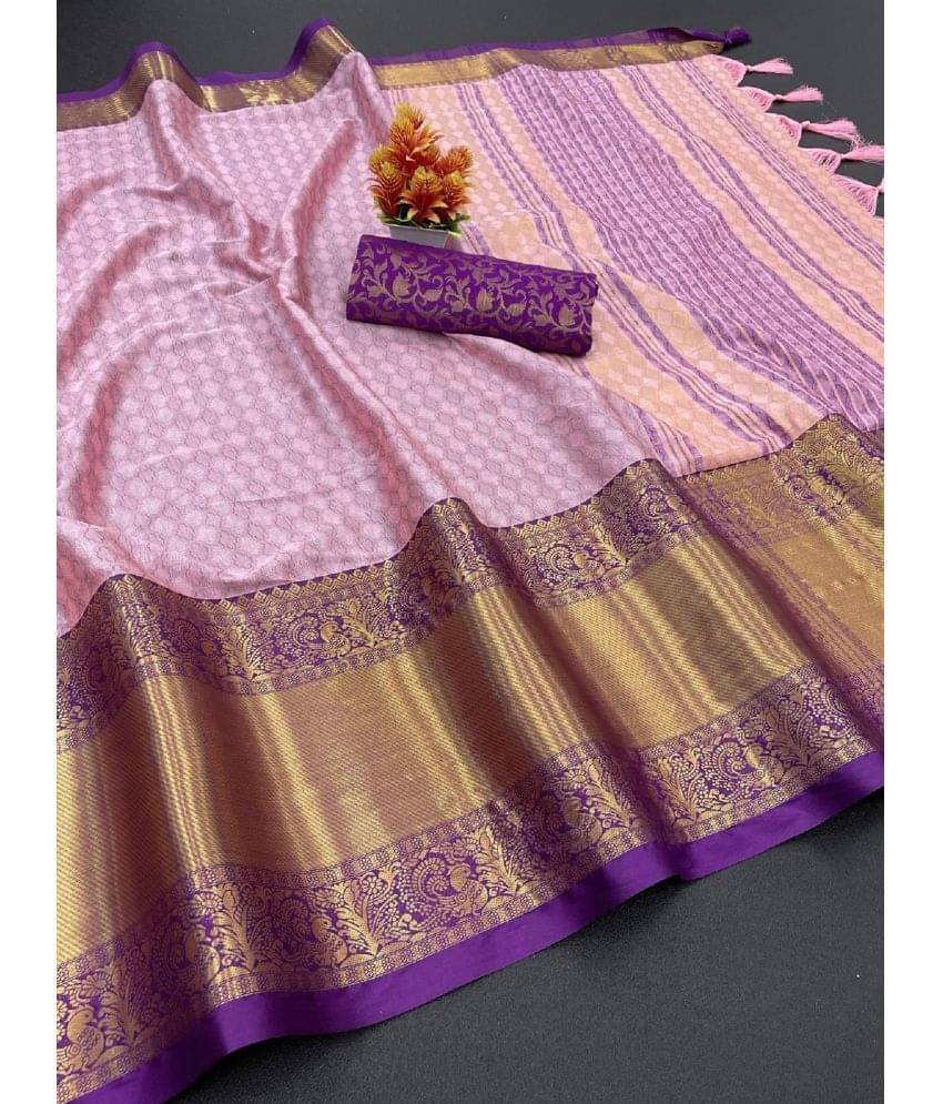 JULEE Cotton Silk Embellished Saree With Unstitched Blouse Piece ( Pink ) JULEE Cotton Silk Embellished Saree With Unstitched Blouse Piece ( Pink )