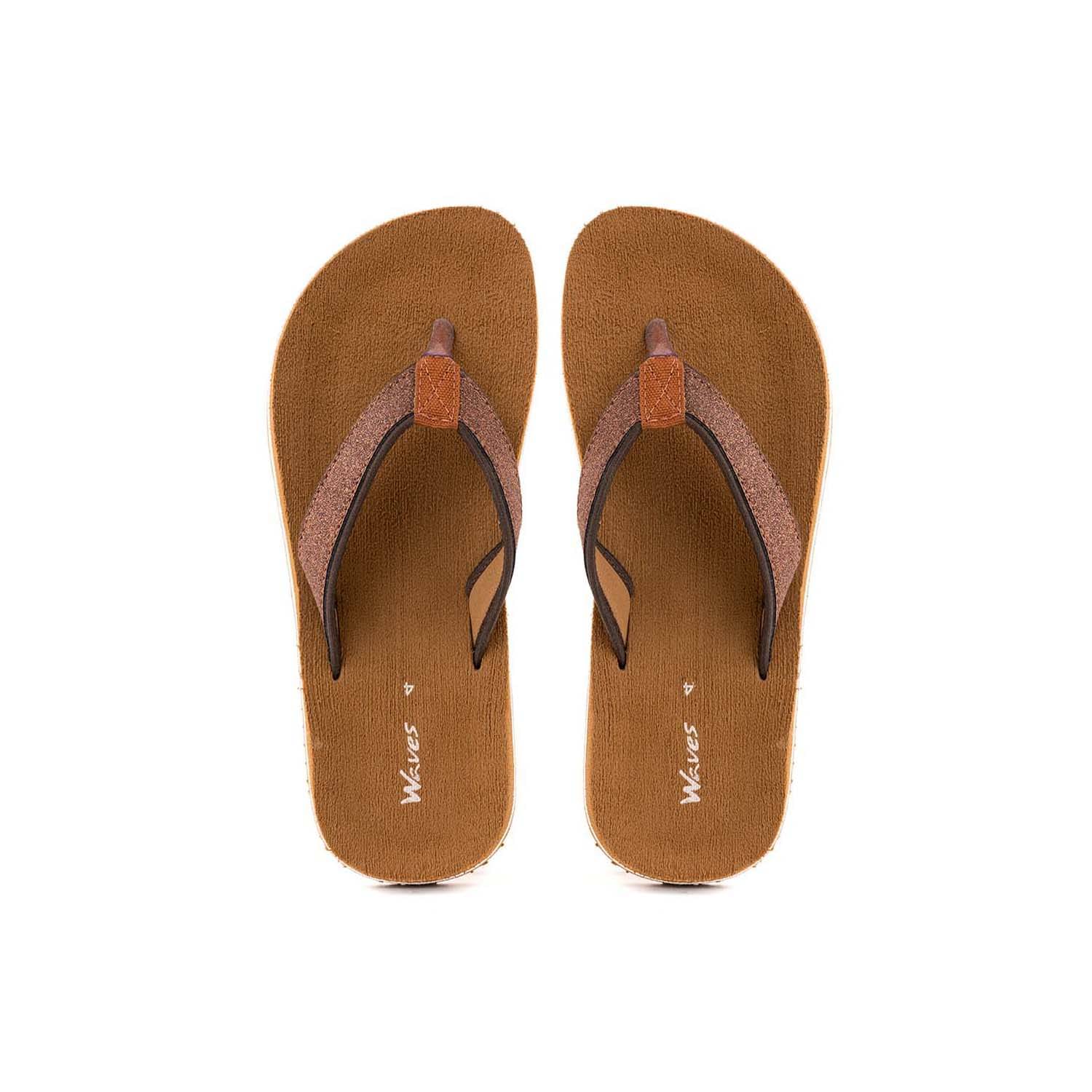     			KHADIM Brown Women's Slipper