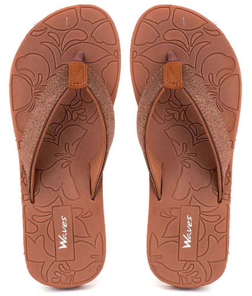     			KHADIM Brown Women's Slipper