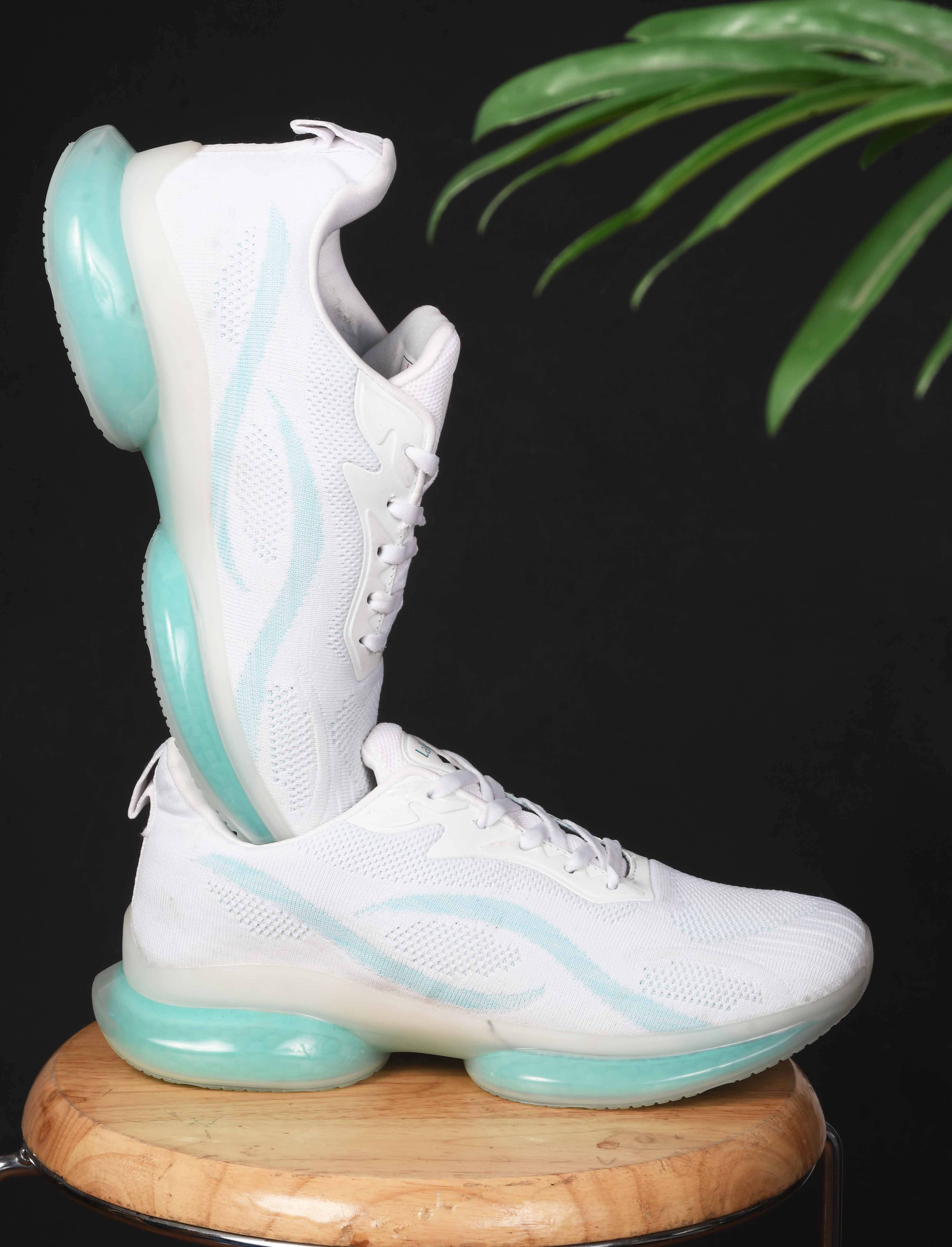     			Lakhani Aashirwad E-1502-White-Aqua White Men's Lifestyle Shoes