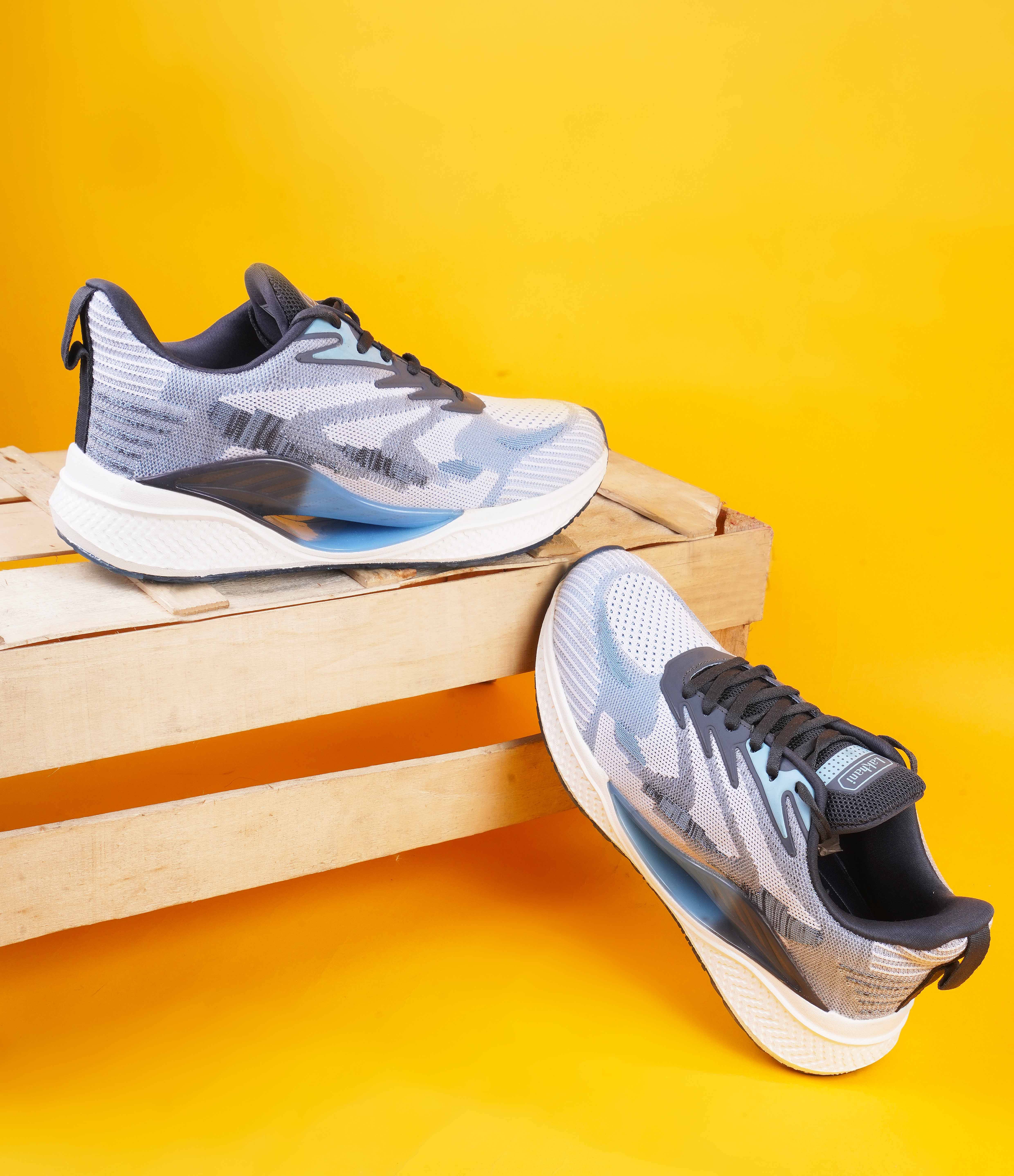     			Lakhani Aashirwad E-1506-White-R.Blue White Men's Lifestyle Shoes