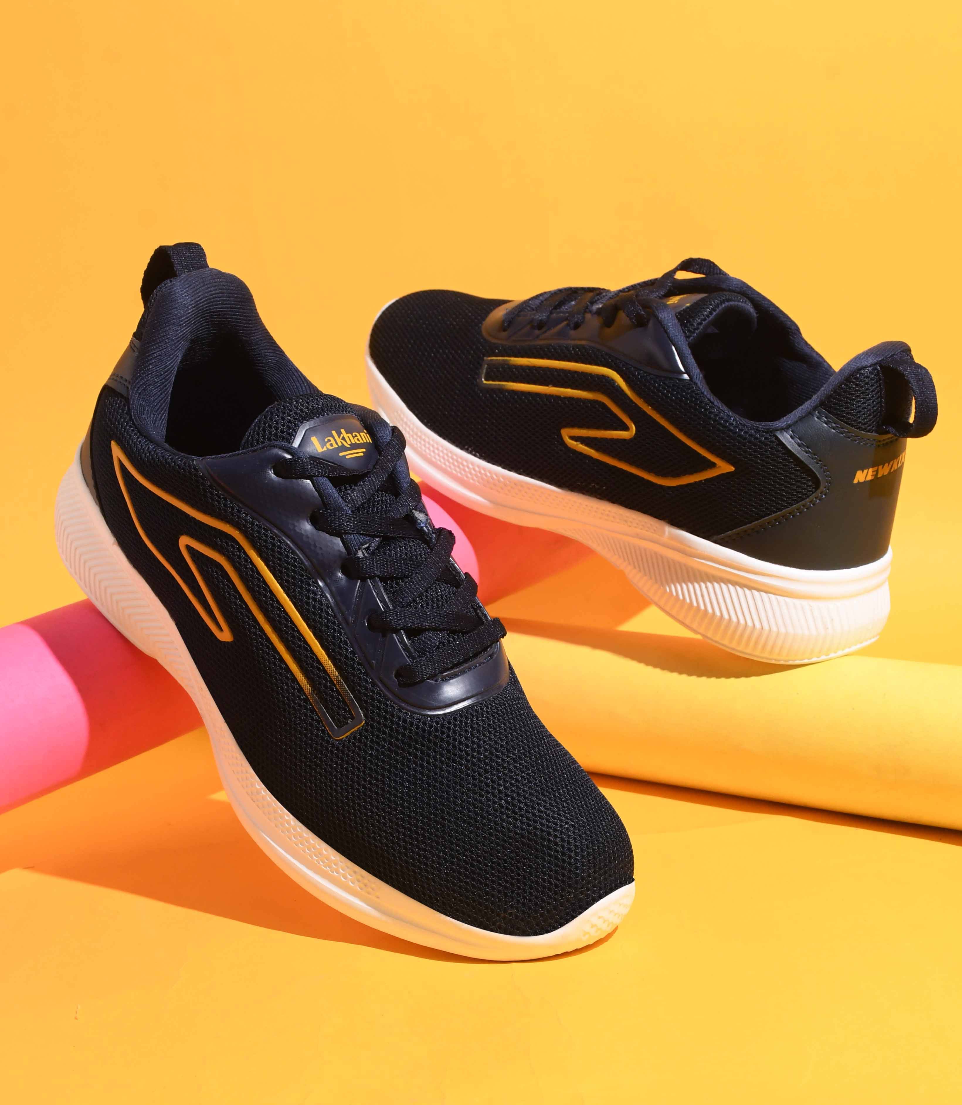 Lakhani Aashirwad E-754-Navy-Yellow Navy Men's Lifestyle Shoes Lakhani Aashirwad E-754-Navy-Yellow Navy Men's Lifestyle Shoes