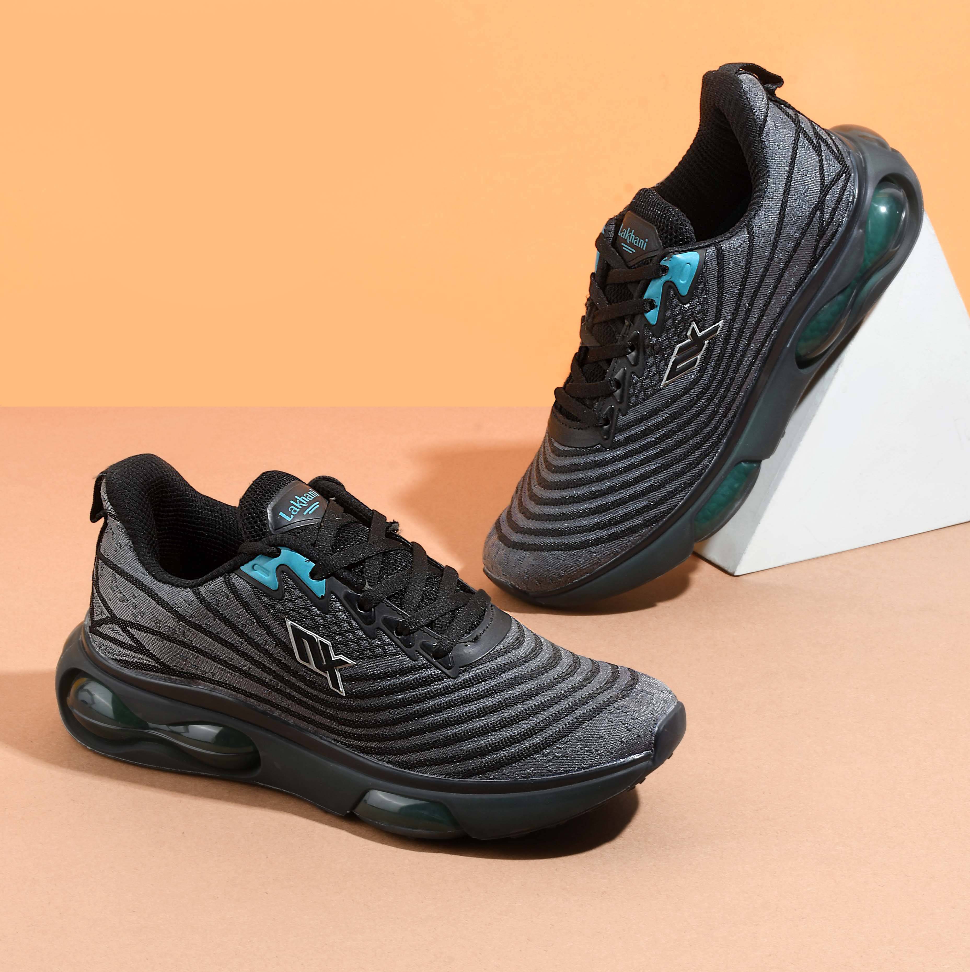 Lakhani Aashirwad E-Weave-01-Dark Grey-C.Grn Dark Grey Men's Lifestyle Shoes Lakhani Aashirwad E-Weave-01-Dark Grey-C.Grn Dark Grey Men's Lifestyle Shoes