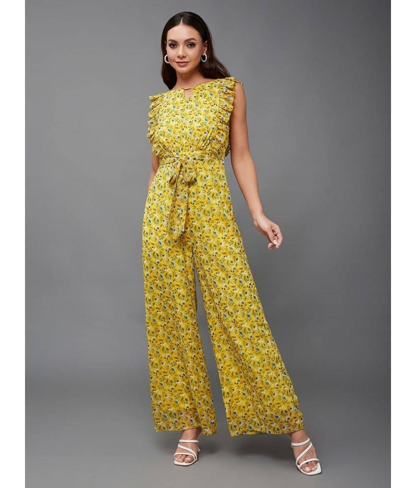 Miss Chase Multicolor Georgette Regular Fit Women's Jumpsuit ( Pack of 1 ) Miss Chase Multicolor Georgette Regular Fit Women's Jumpsuit ( Pack of 1 )