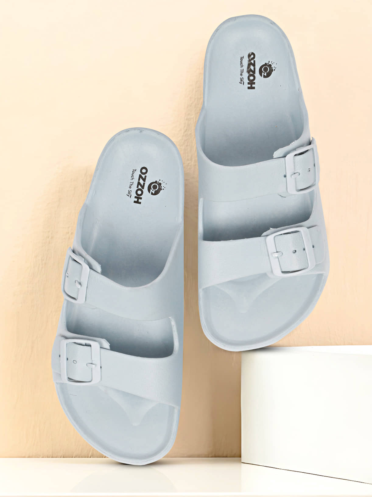 OZZOH Light Blue Women's Slide Flip Flop