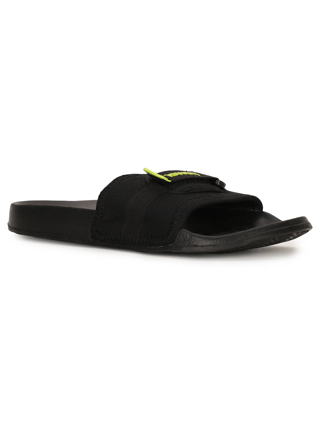     			Power Black Men's Slide Flip Flop