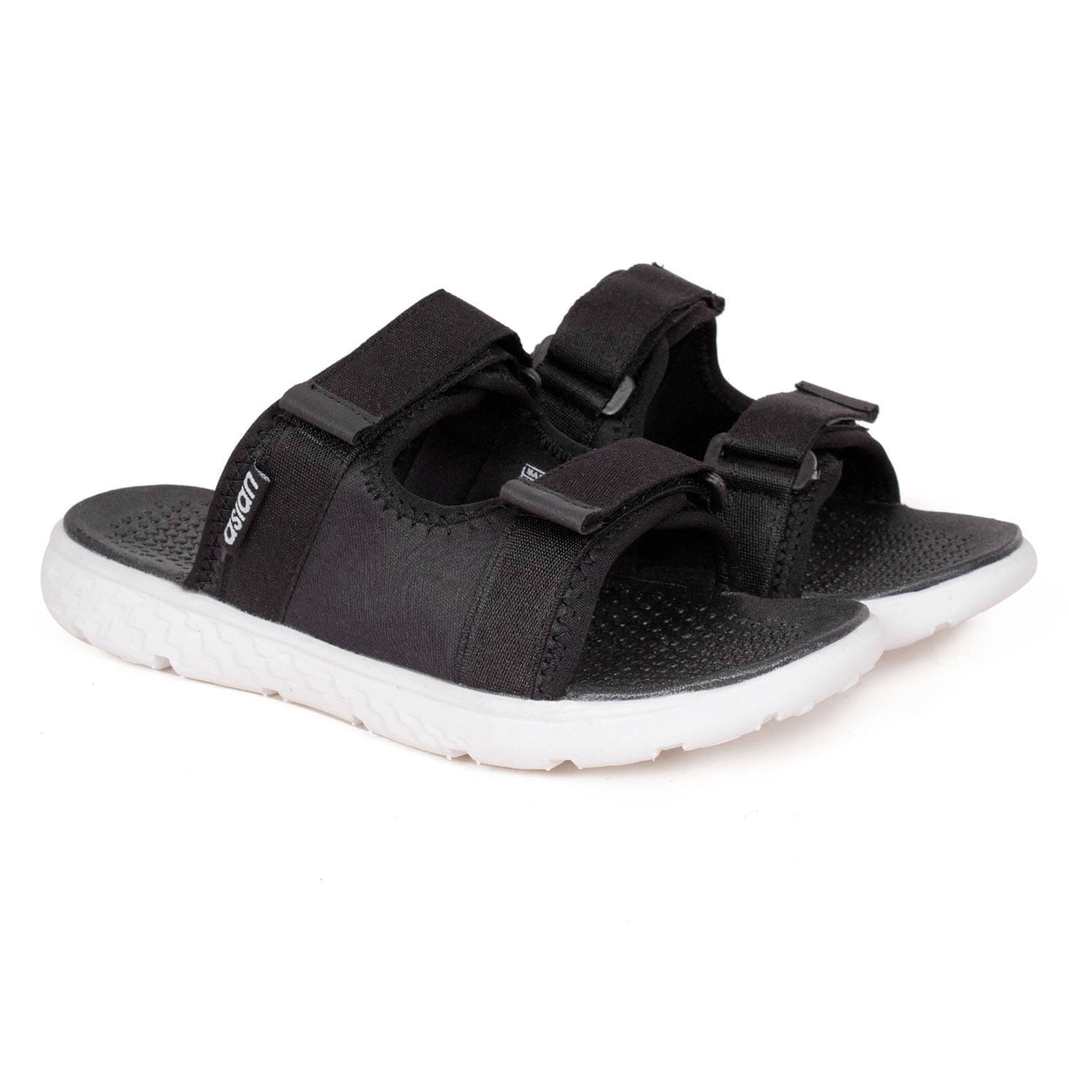     			ASIAN Black Men's Slide Flip Flop