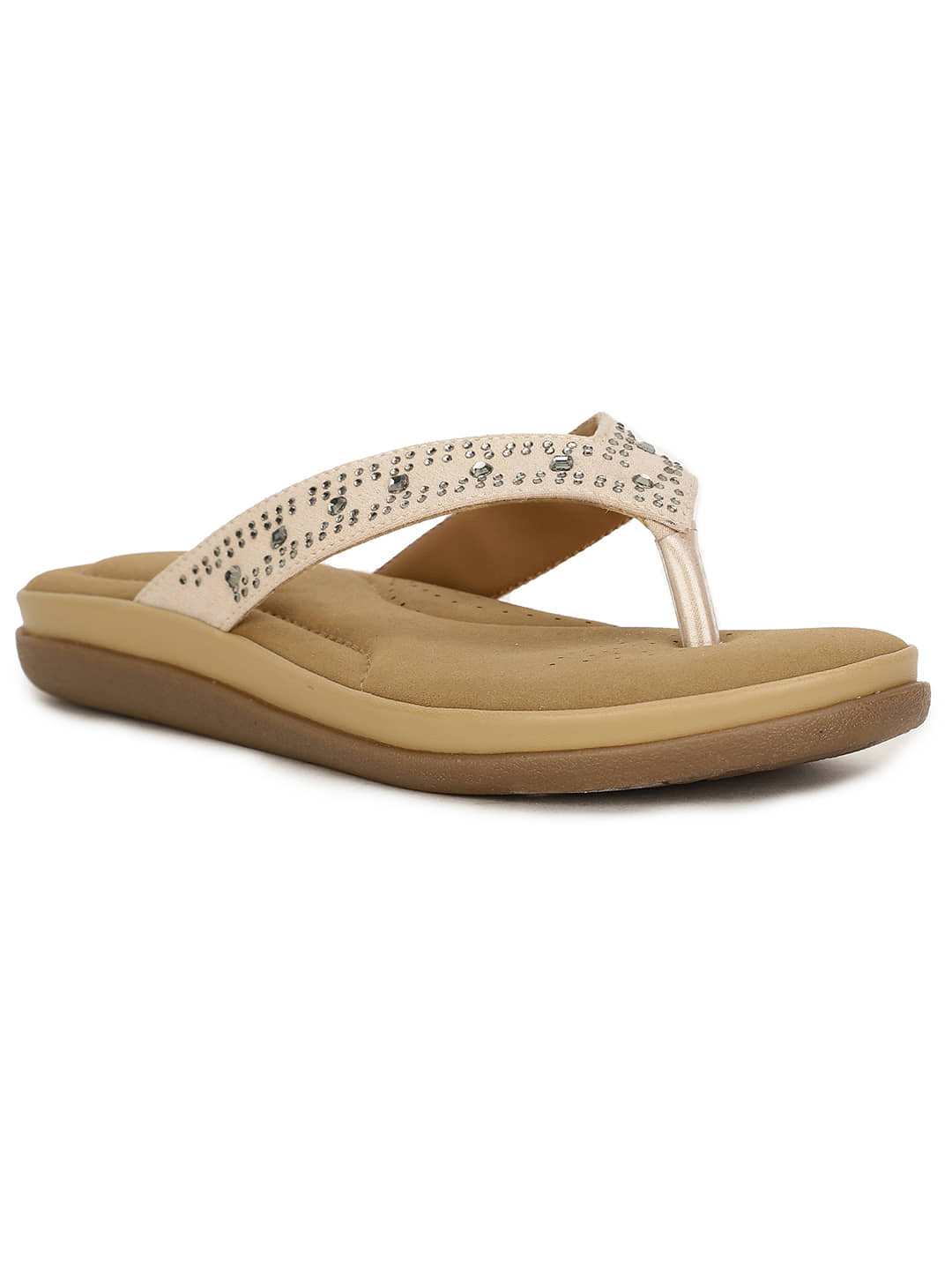 Bata Comfit Beige Women's Flats