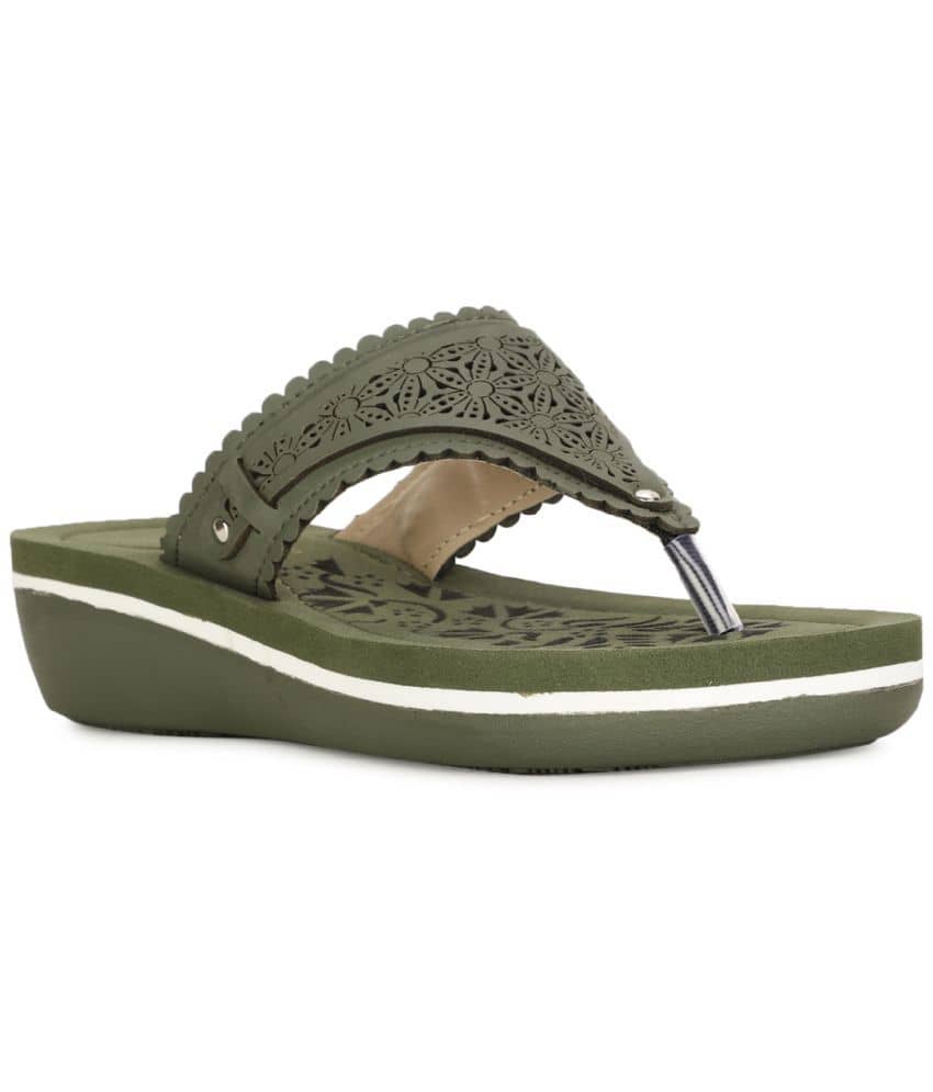 Bata Olive Women's Flats