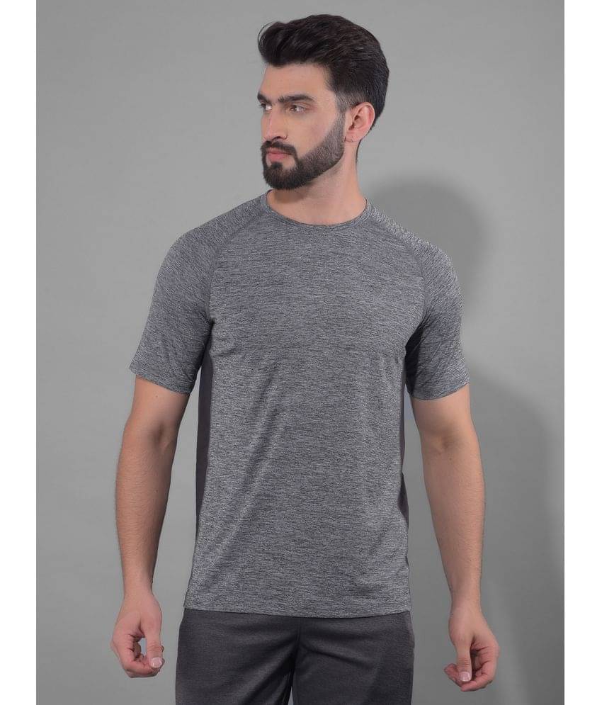 Force NXT Grey Polyester Regular Fit Men's Sports T-Shirt ( Pack of 1 ) Force NXT Grey Polyester Regular Fit Men's Sports T-Shirt ( Pack of 1 )