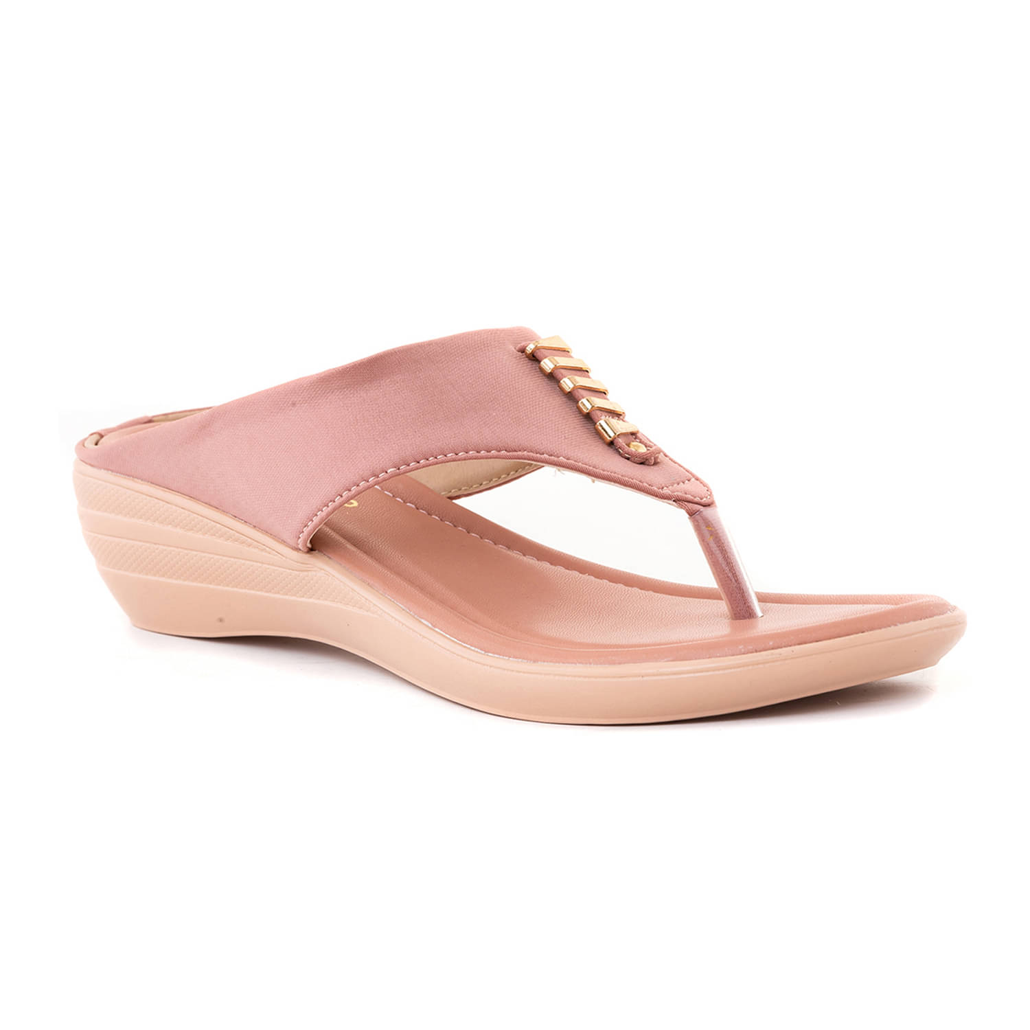     			KHADIM Pink Women's Slip On Heels