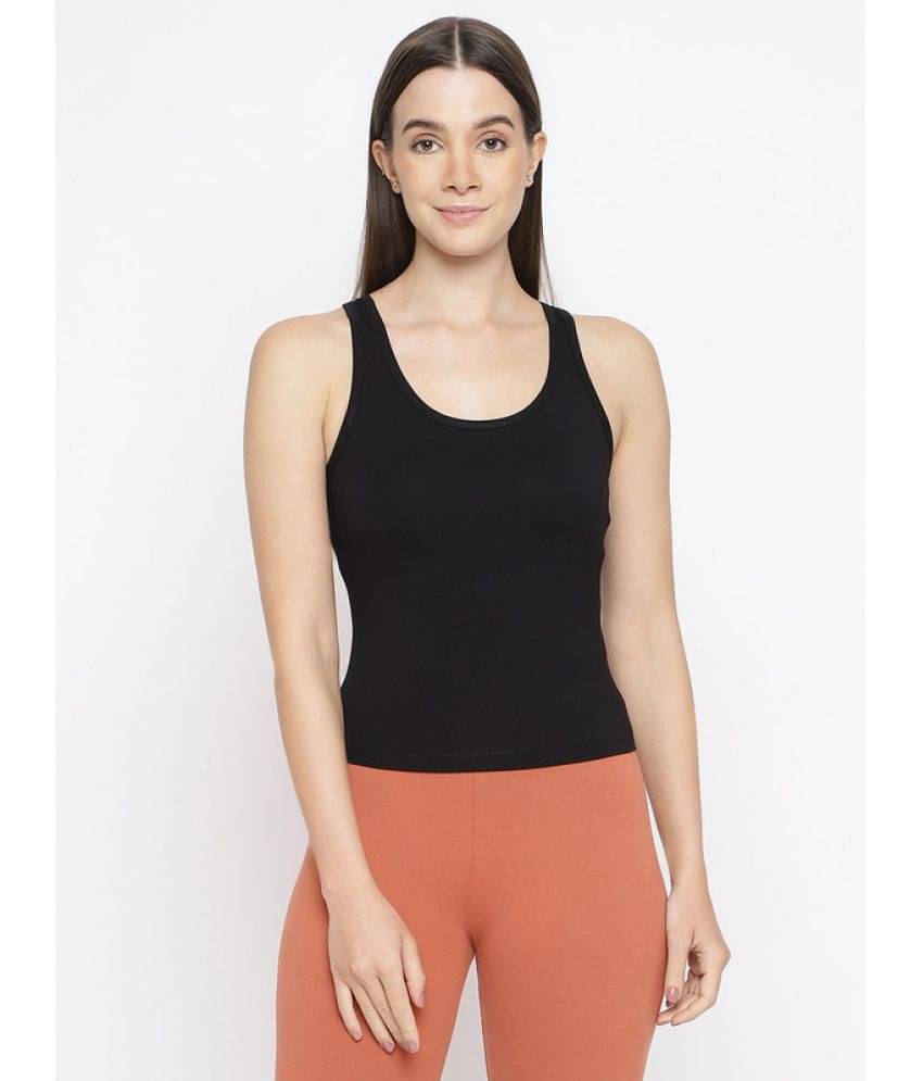 La Intimo Cotton Spaghettis - Black Single La Intimo Cotton Spaghettis - Black Single