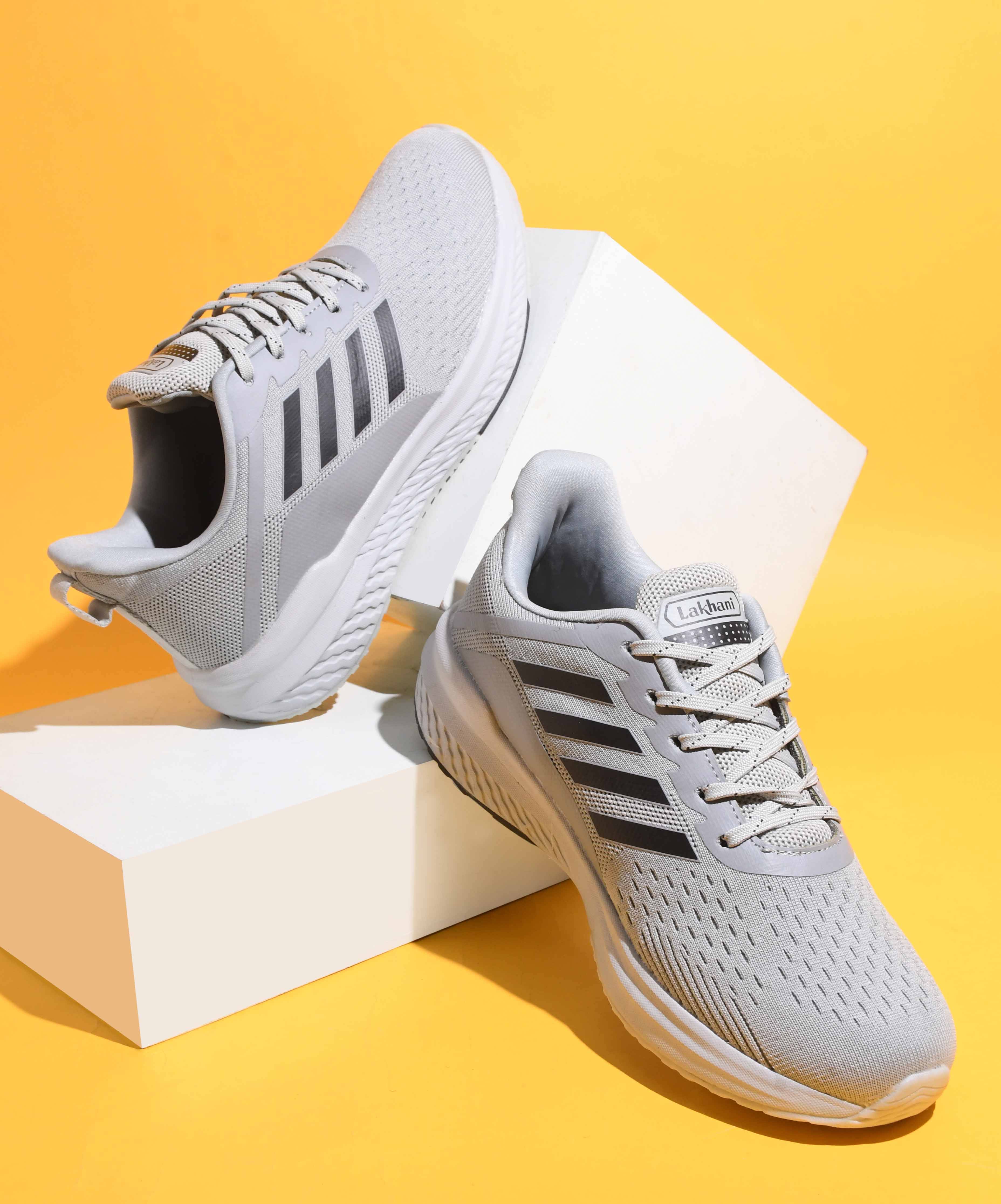    			Lakhani Aashirwad E-1403-Light Grey Grey Men's Lifestyle Shoes