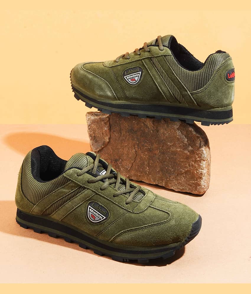 Titas Mens Olive Casual Shoe