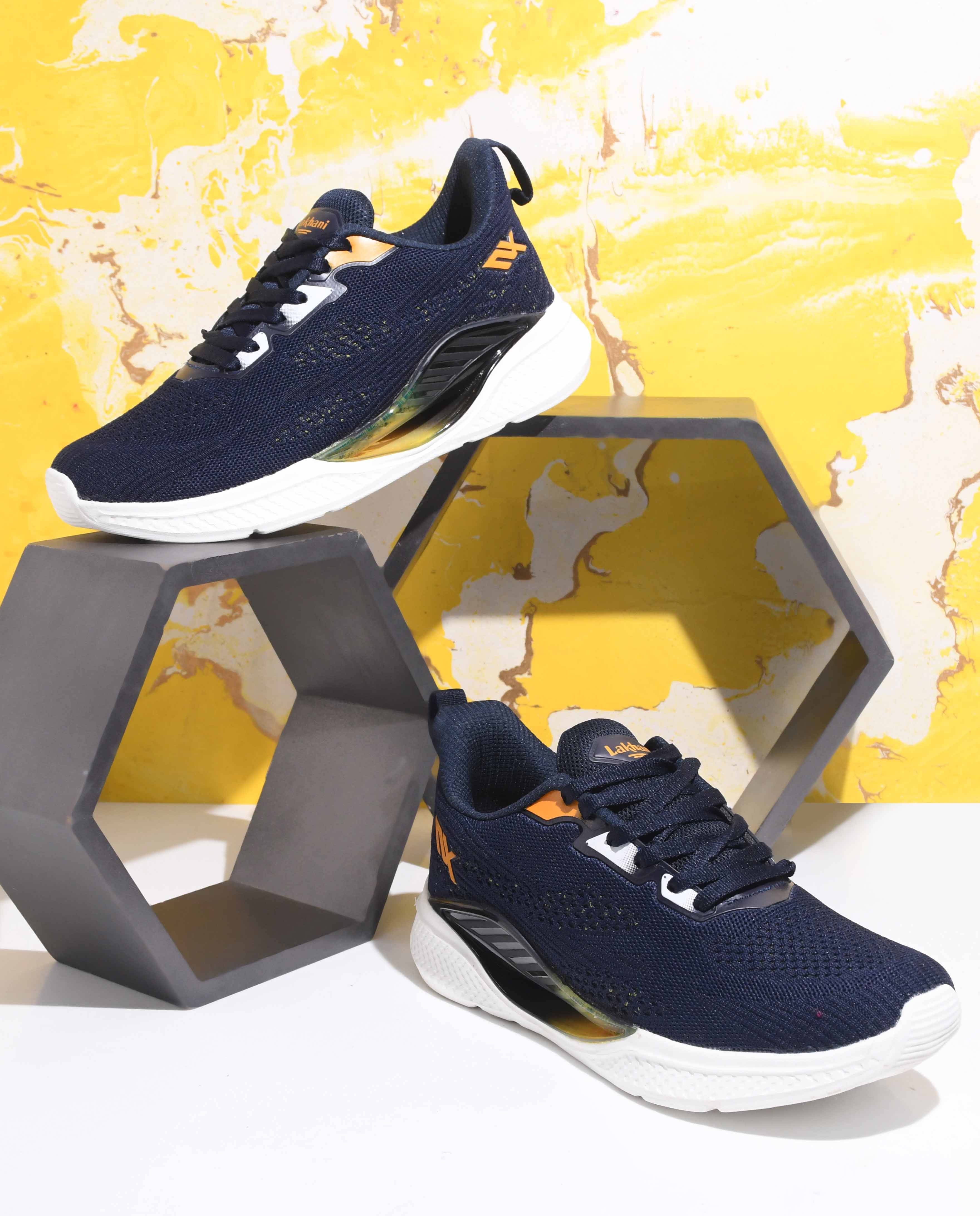 Lakhani Aashirwad E-Bolt-01-Navy-Yellow Navy Men's Lifestyle Shoes Lakhani Aashirwad E-Bolt-01-Navy-Yellow Navy Men's Lifestyle Shoes