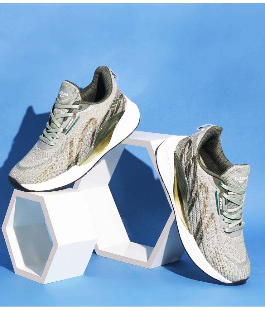     			Lakhani Aashirwad E-Max-02-Pista-Olive Green Men's Lifestyle Shoes