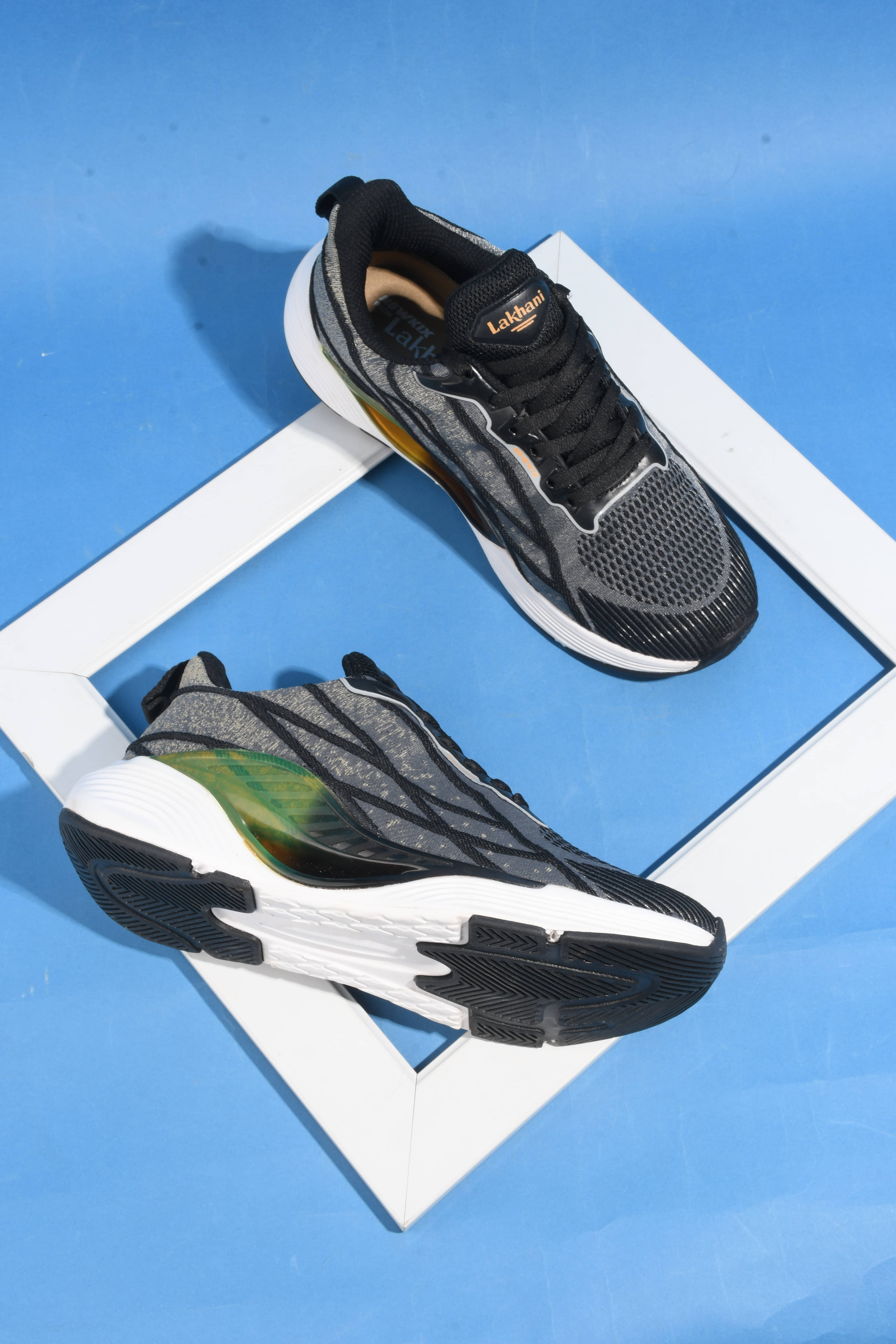 Lakhani Aashirwad E-Weave-02-Black-Gold Black Men's Lifestyle Shoes Lakhani Aashirwad E-Weave-02-Black-Gold Black Men's Lifestyle Shoes