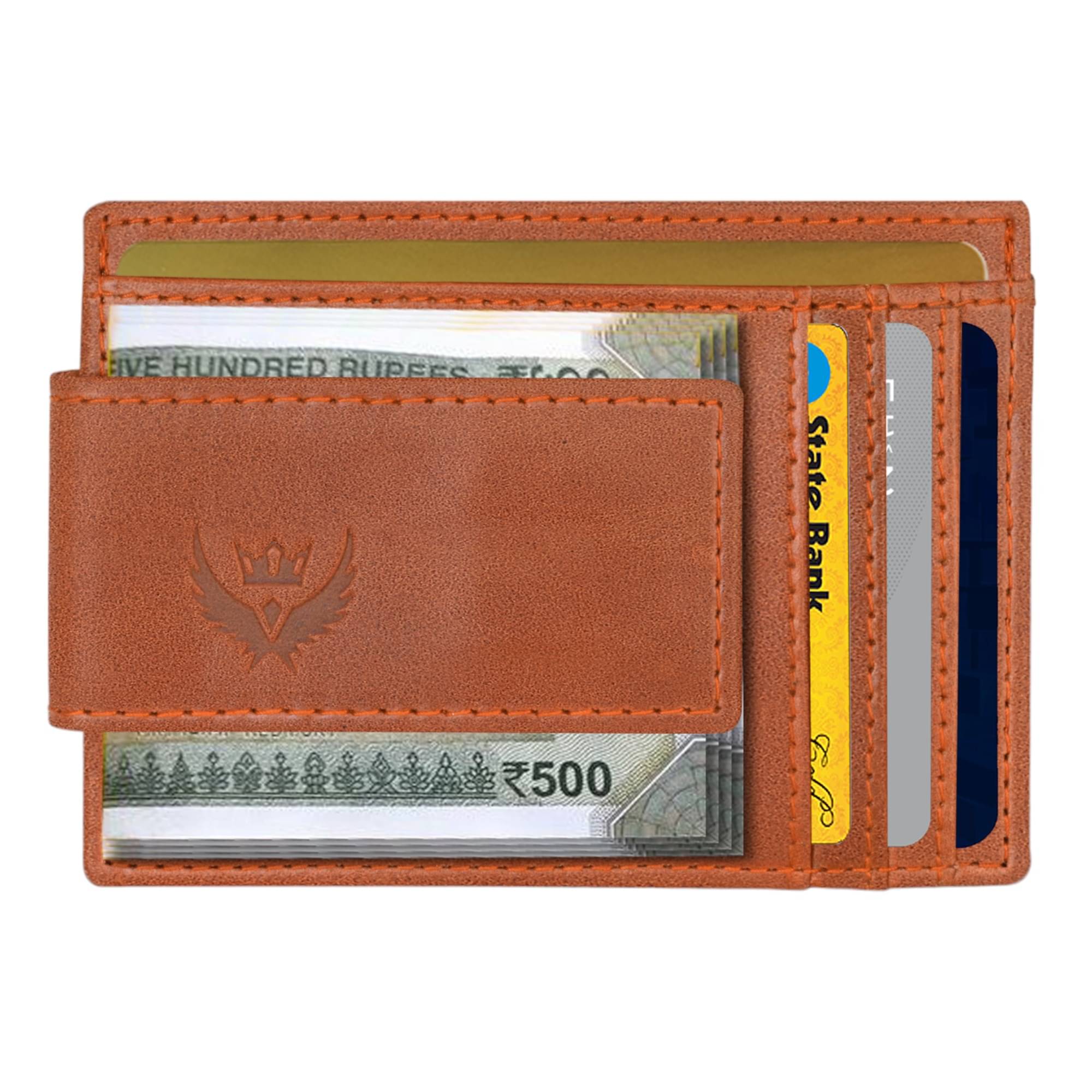     			Lorenz Beige 100% Leather Men's Money Clipper ( Pack of 1 )