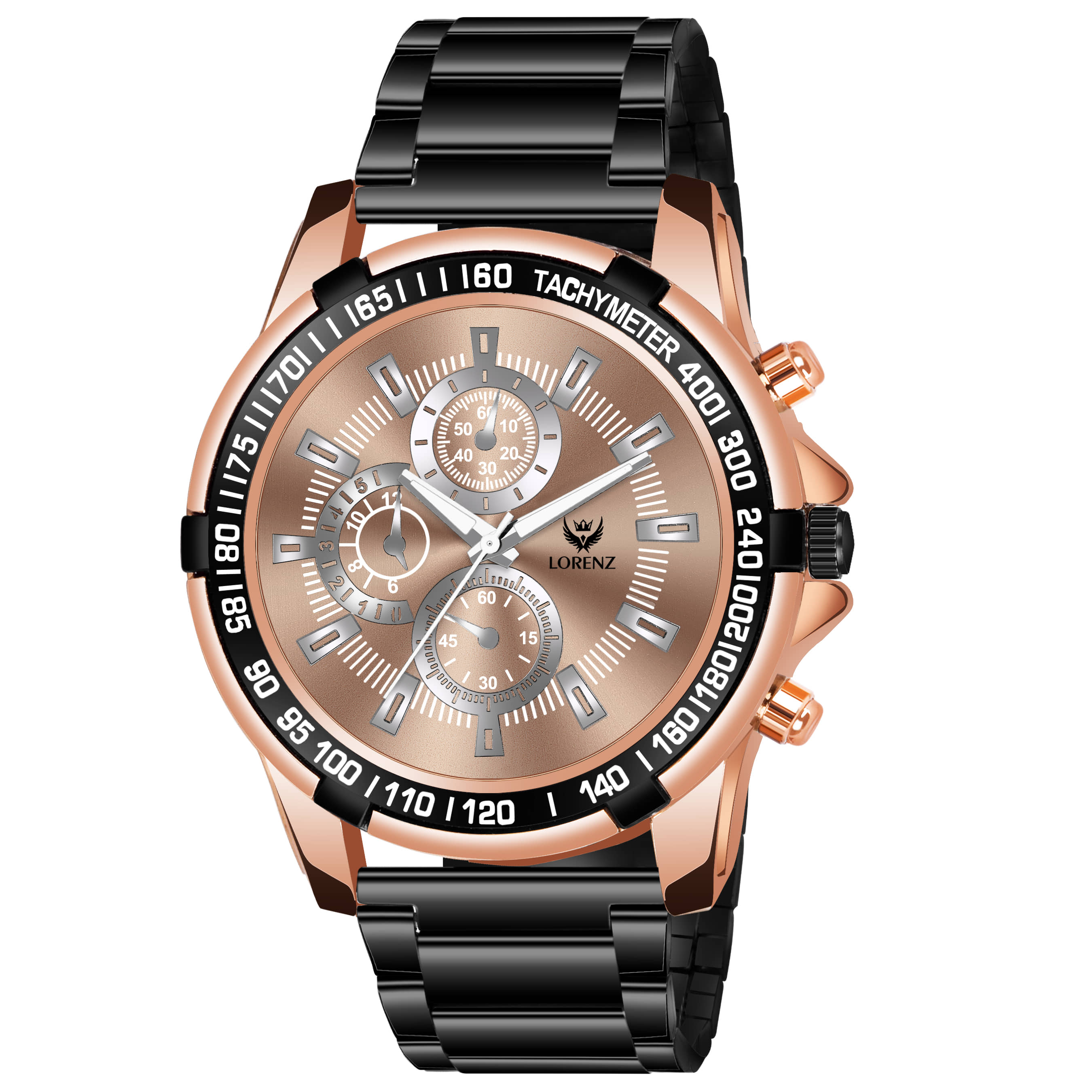 Lorenz Black Stainless Steel Analog Men's Watch