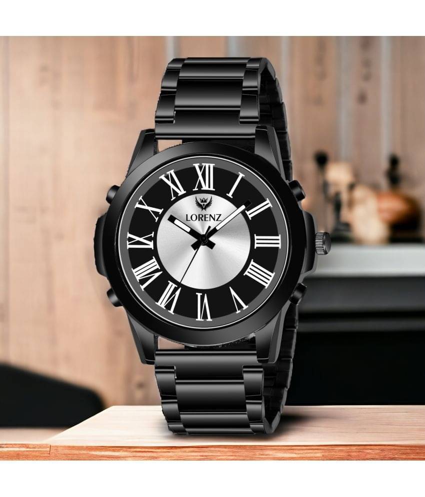     			Lorenz Black Stainless Steel Analog Men's Watch